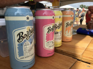 four cans of Michigan made beer