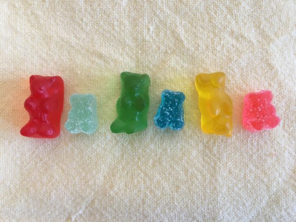 photo of tiny gummies made micodosing which can be used for sleep