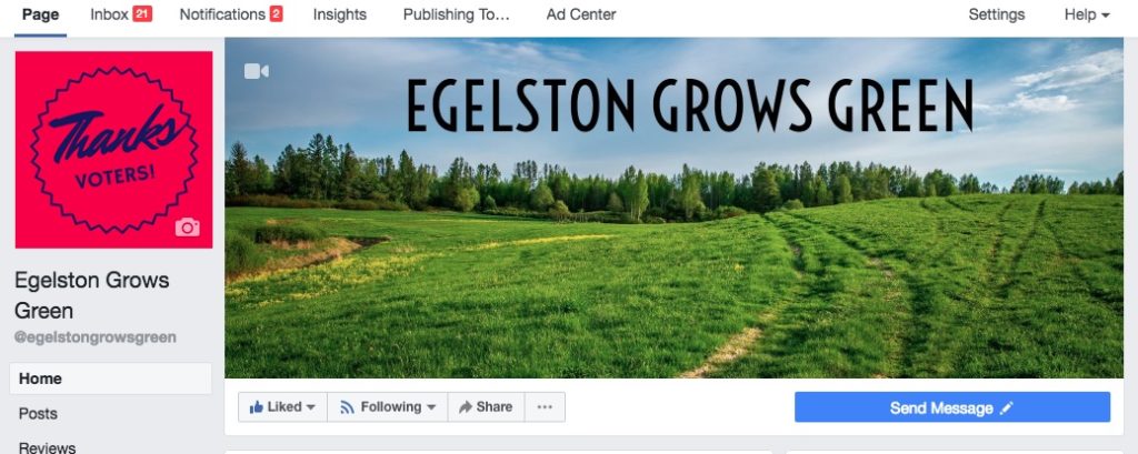 photo of the egelston grows green facebook page